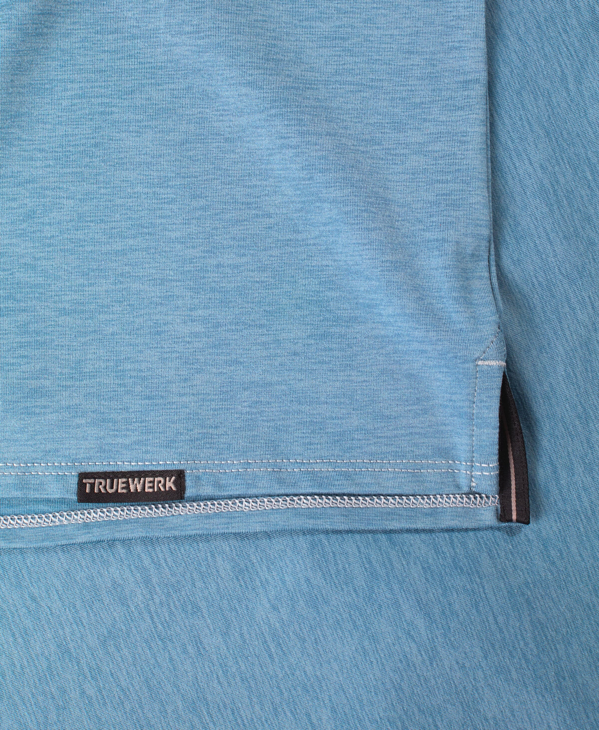 Truewerk EDO Polo #color_Heathered Horizon Blue