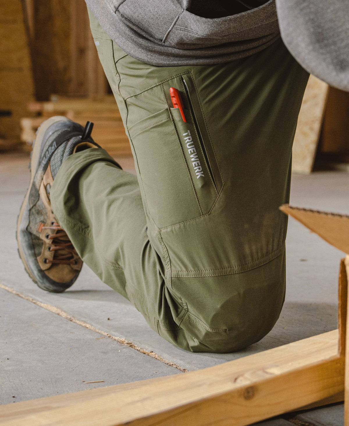 T1 PRO Werkpant Truewerk #color_olive