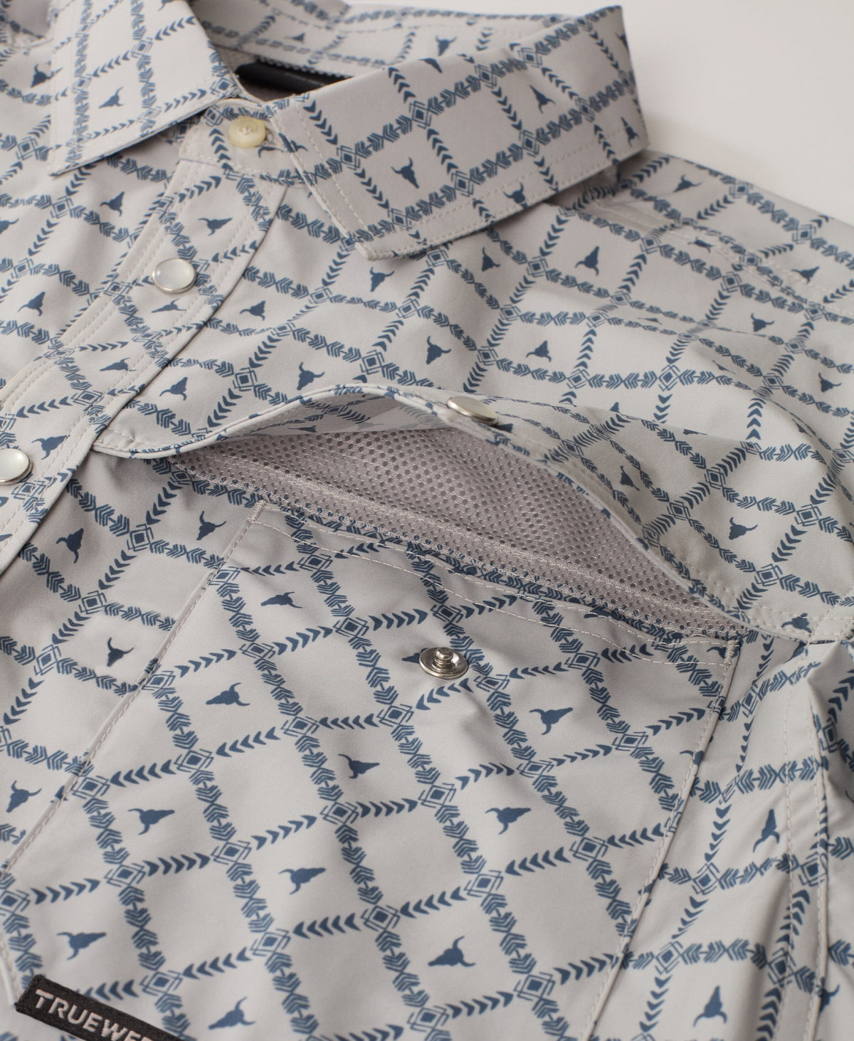 #color_Grey/Blue Steer Plaid