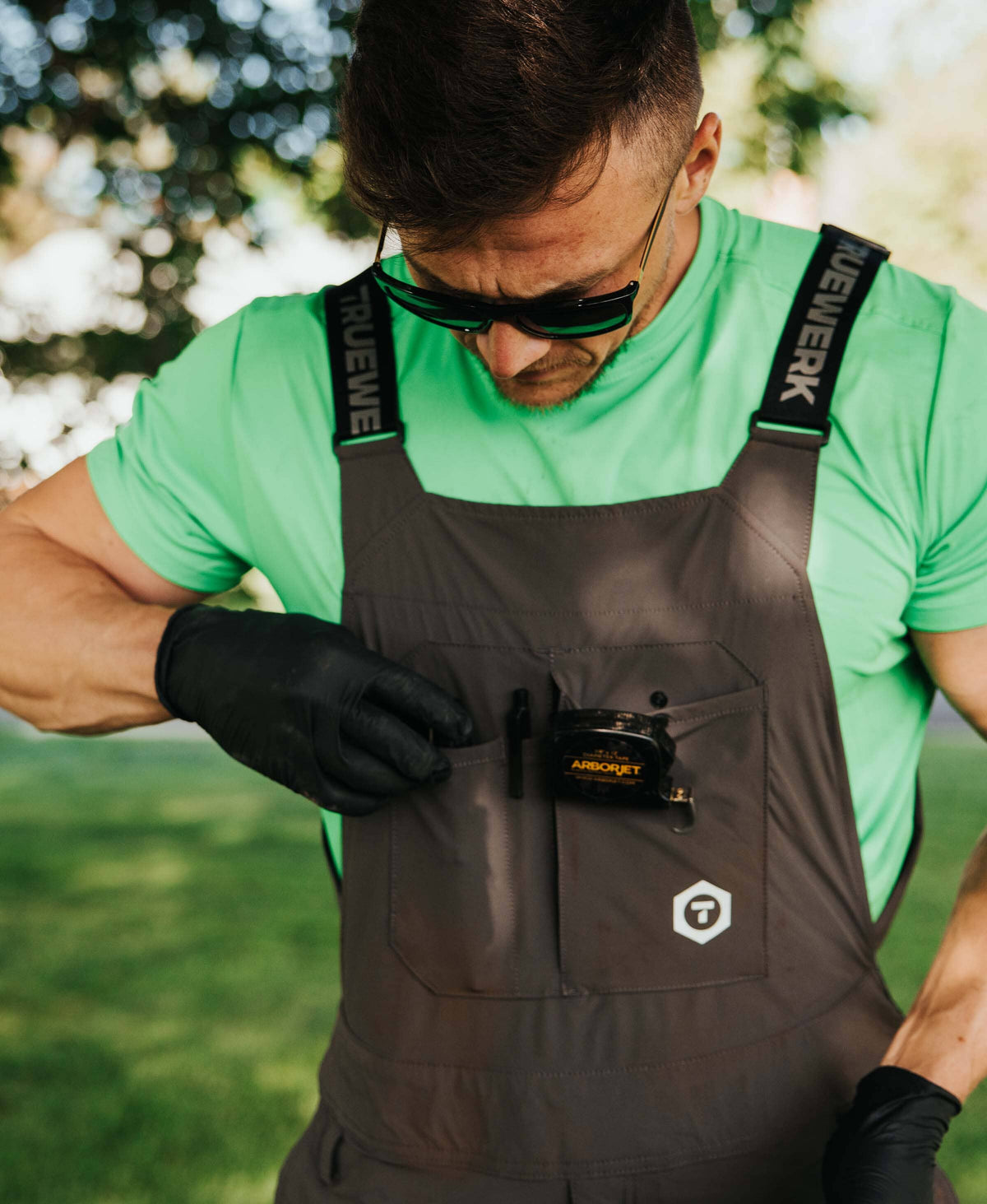 T1 Overalls with Knee Pads #color_deep grey